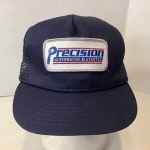 Vintage Precision Alternator & Starter Snapback Trucker Hat Lionwear Made USA